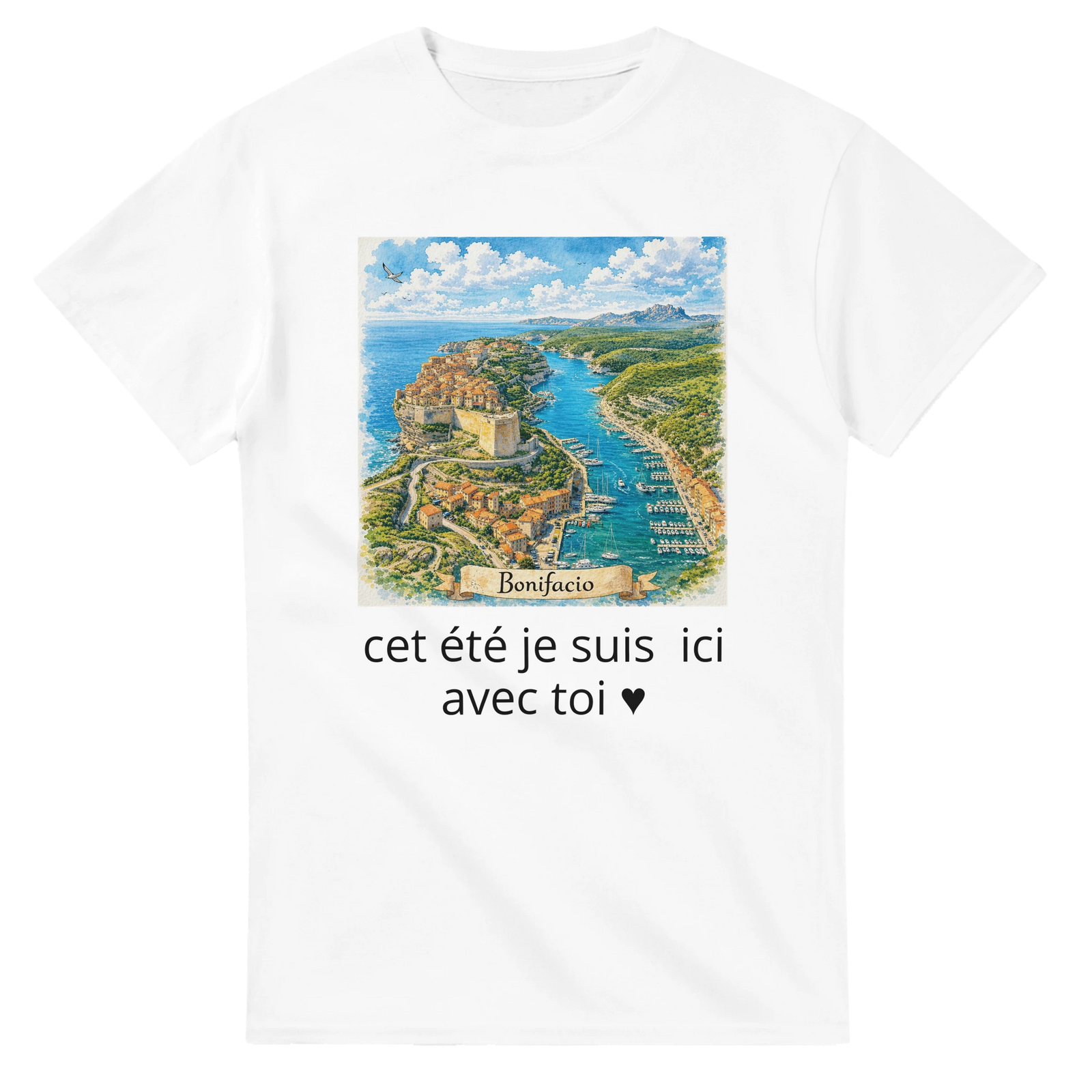 T-shirt Bonifacio personnalisable ❤️