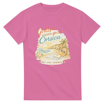 T-shirt Girls just wanna go Corsica ❤️
