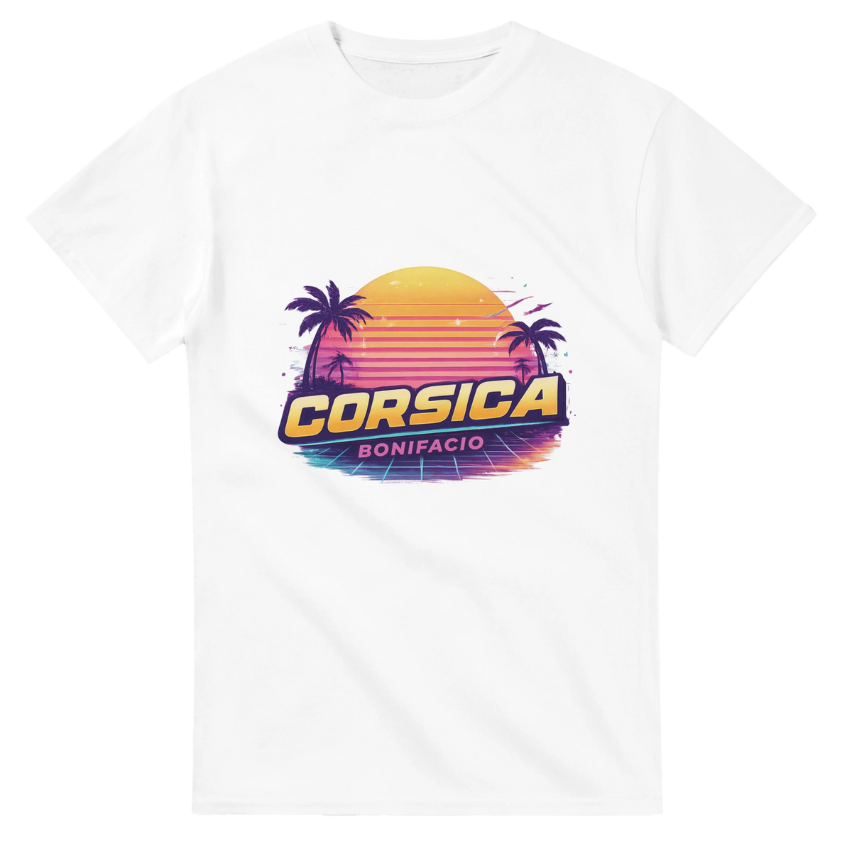 T-shirt sunset retro Corsica ❤️